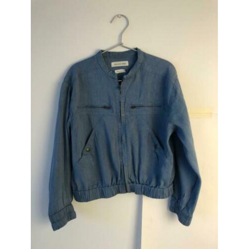 isabel marant blauw linnen jasje maat 40