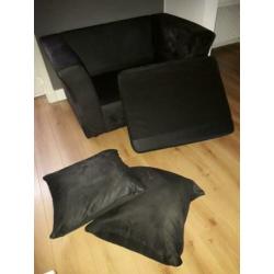 Zwarte Loveseat