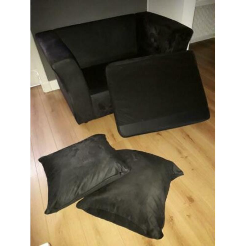 Zwarte Loveseat