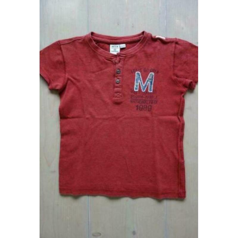 8 Stoere T-Shirts - maat 98