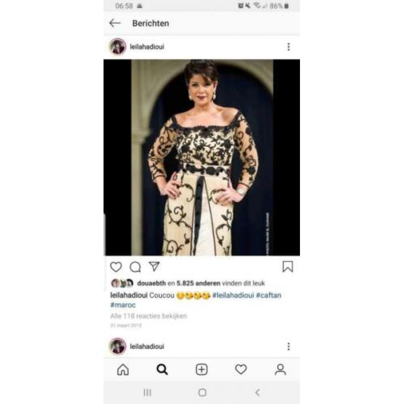 Marokkanse kaftan lebsa. Maat is vanaf 34/40