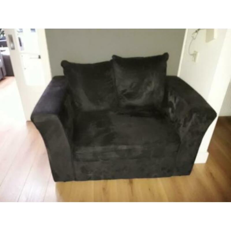 Zwarte Loveseat