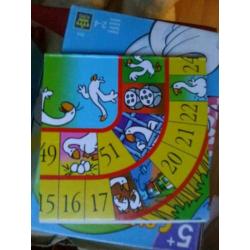 Kleine ganzenbord spel.