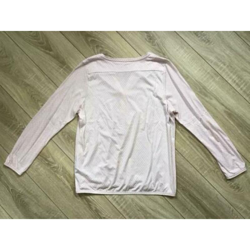Tricot blouse (Soyaconcept) roze/crème maat 40/42