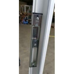 Kunststof deur 1/3 glas b98 x h200 cm