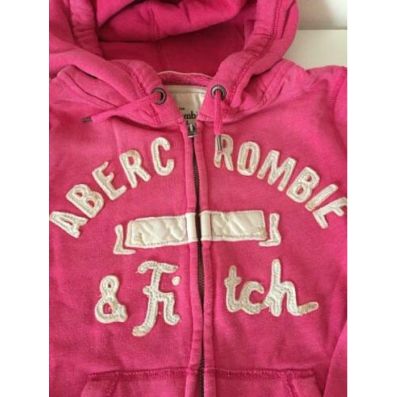Abercrombie & Fitch roze vest met kap