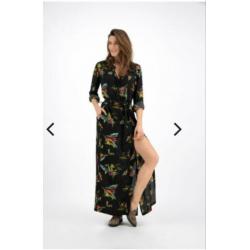 Pom Amsterdam maxi jurk maat 3 (40) zgan