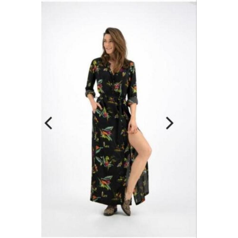 Pom Amsterdam maxi jurk maat 3 (40) zgan