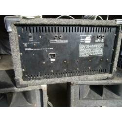 Crate PCM-6 Mixer Versterker+Boxen 12"'Woofer Zolder vondst