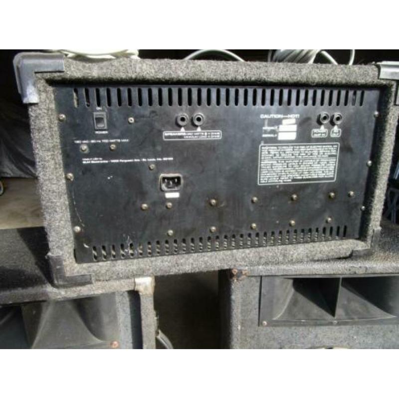 Crate PCM-6 Mixer Versterker+Boxen 12"'Woofer Zolder vondst