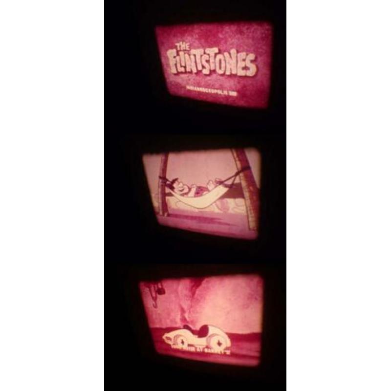 x 8mm film Flintstones Indianrockopolis - rood - silent 60mt
