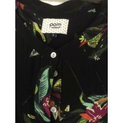 Pom Amsterdam maxi jurk maat 3 (40) zgan