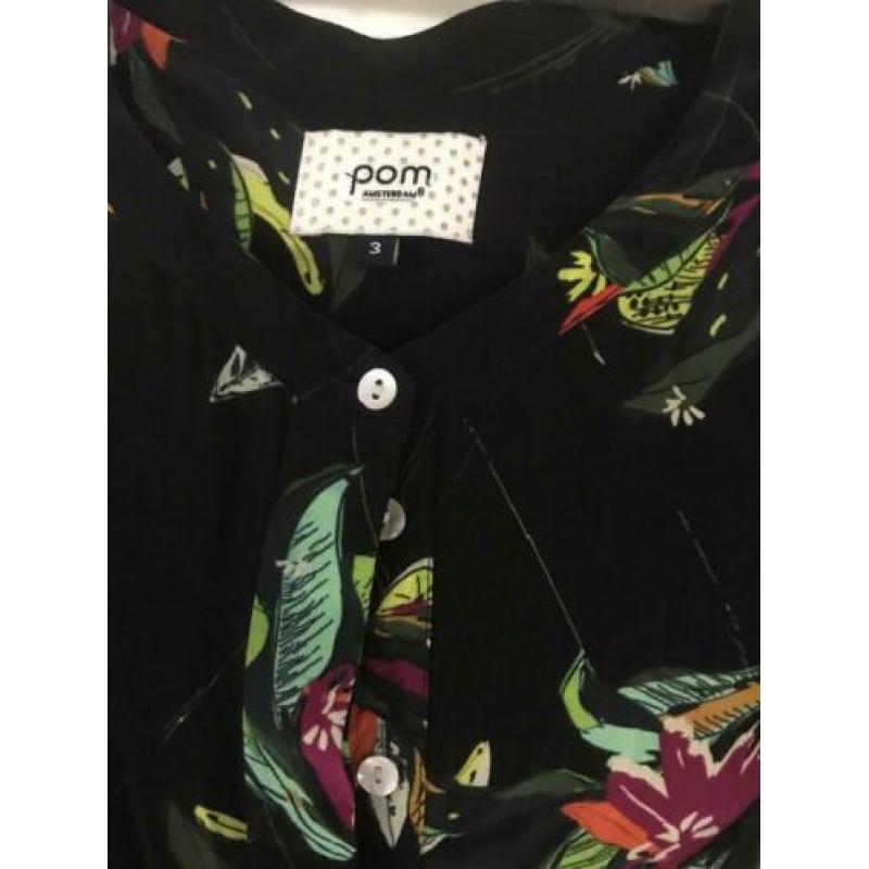 Pom Amsterdam maxi jurk maat 3 (40) zgan