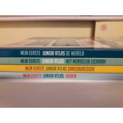 4 x junior atlas. Allemaal nieuw