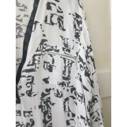 leuke zwart/witte blouse maat 50 M&S mode