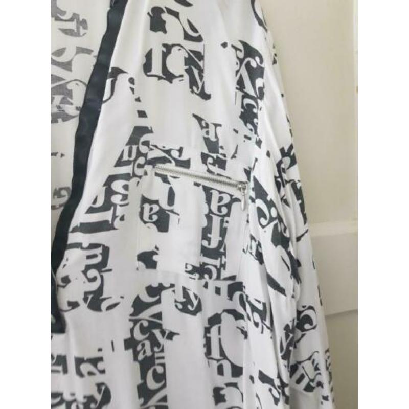 leuke zwart/witte blouse maat 50 M&S mode