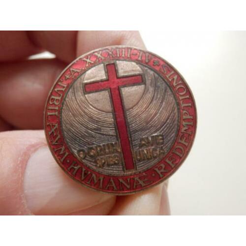 religieuze broche / Italië / emaillen
