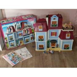Playmobil groot herenhuis 70205 met inrichting dollhouse