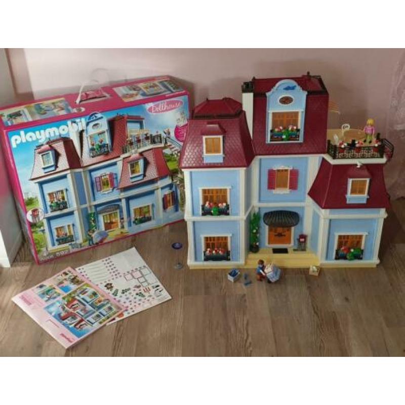 Playmobil groot herenhuis 70205 met inrichting dollhouse