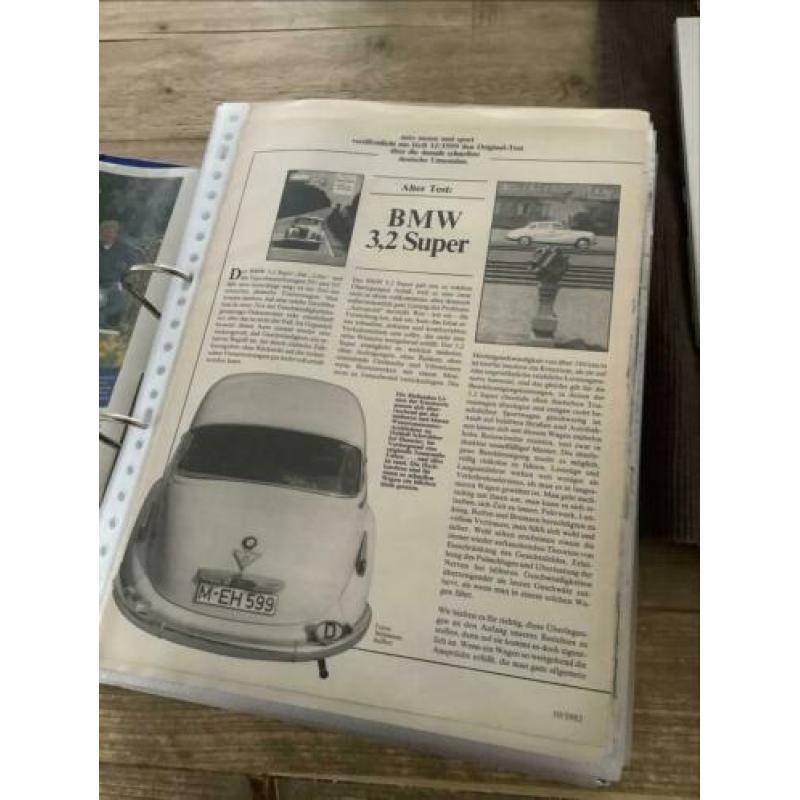 BMW 50-70er jaren tests artikelen en reclames
