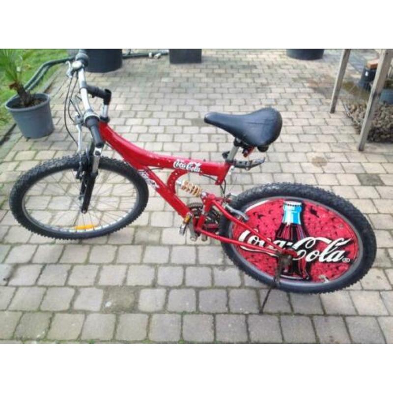 26 inch MTB fiets Coca Cola