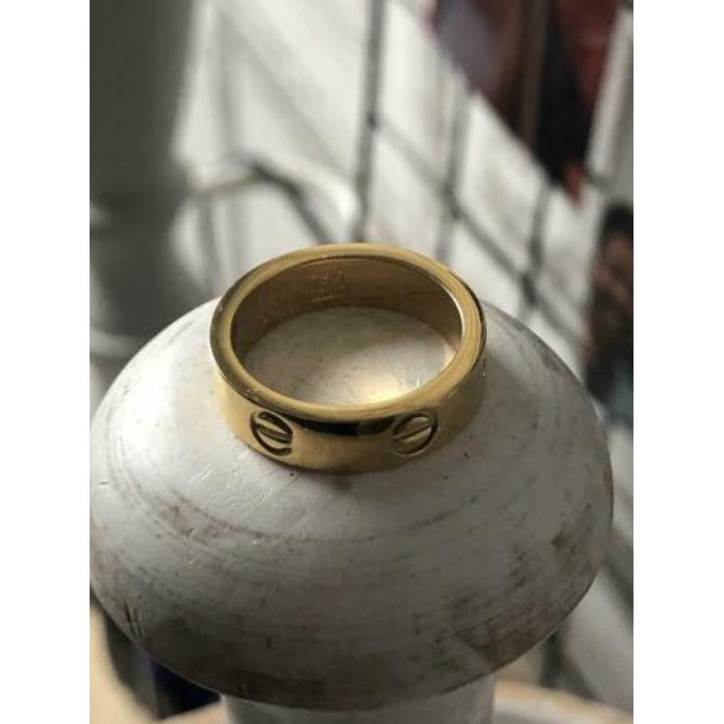 Cartier ring love goud ringmaat 16 / 6