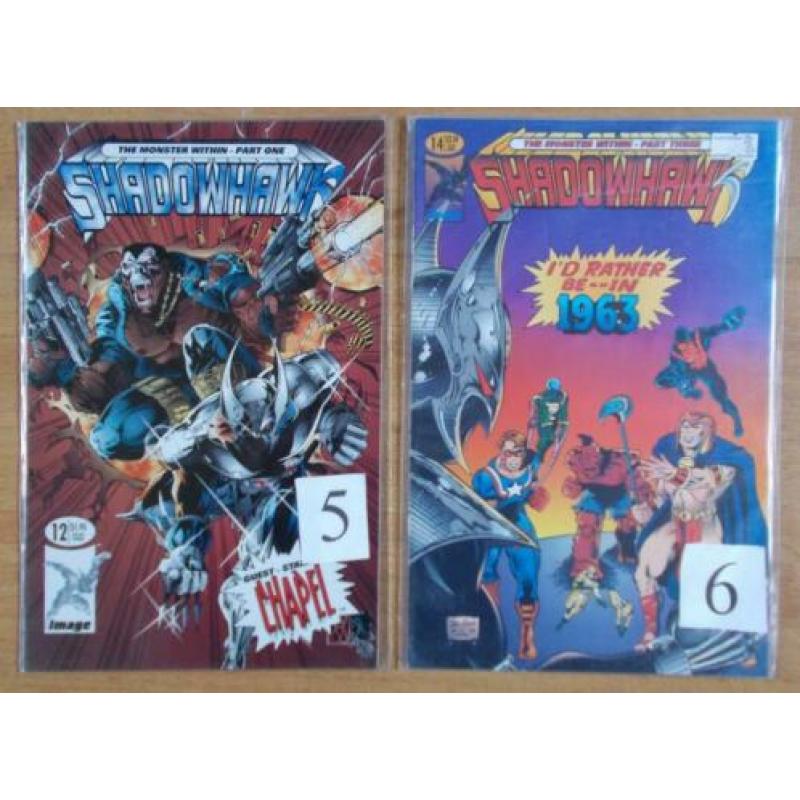 Div. Engelstalige Shadowhawk comics (1992-1995 1st Series)
