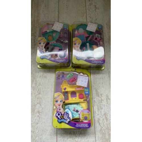 Mattel, Polly Pocket, Spa, Sandventure, Donut, 3 st, nieuw