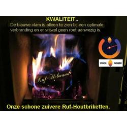 BEUKEN/EIK Openhaardhout stookhout kachelhout houtbriketten.