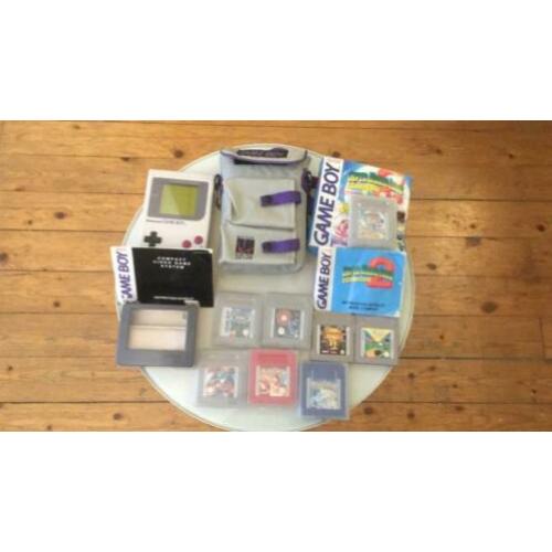 Gameboy classic set met games & accessoires (compleet)