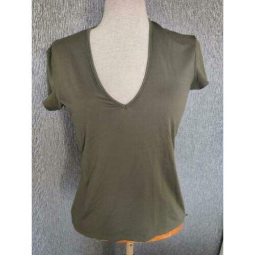 Morgan groen shirt