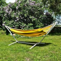 Geel gestreepte xl hangmat