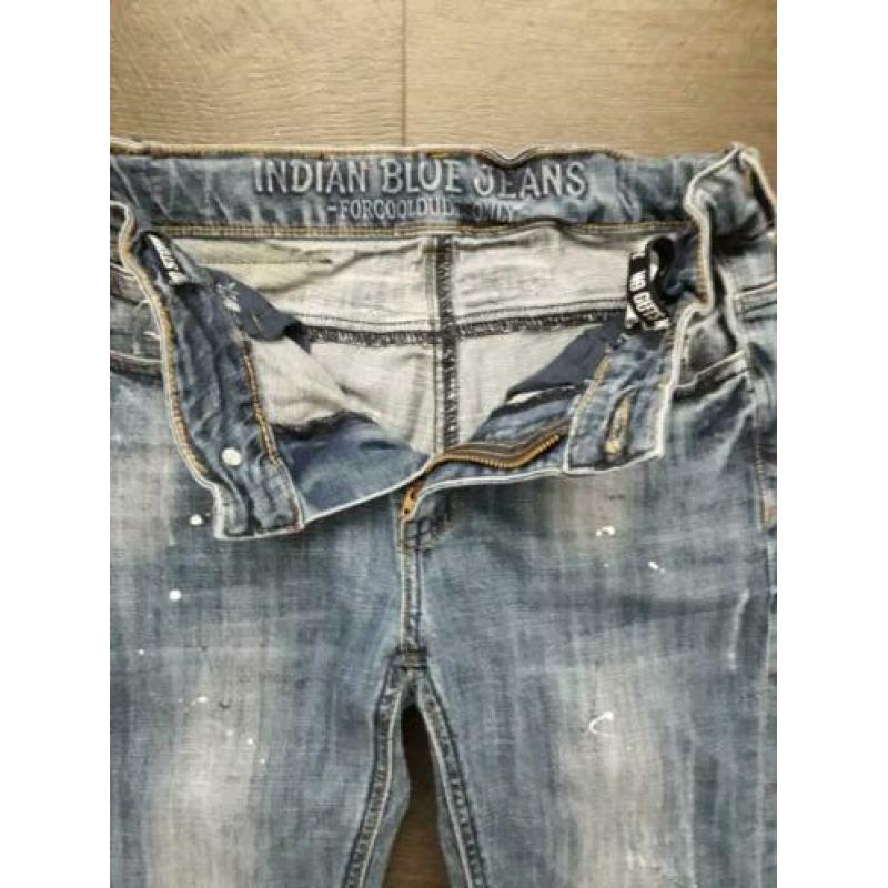 Jongens jeans skinny mt 152 indian blue jeans