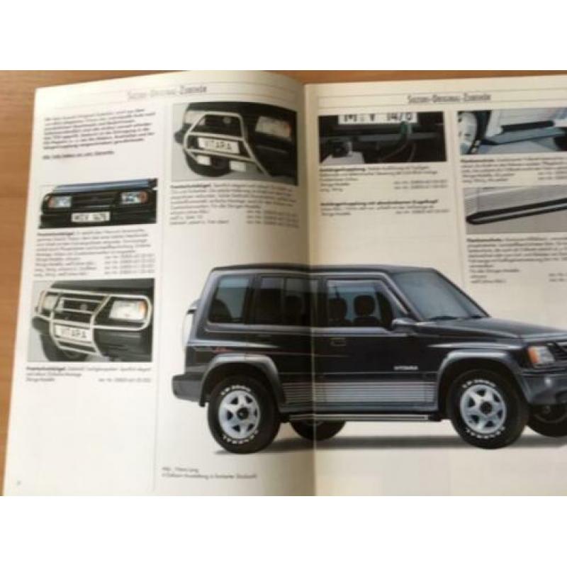 Autofolder/Brochure Suzuki Vitara Original-Zubehor 1992