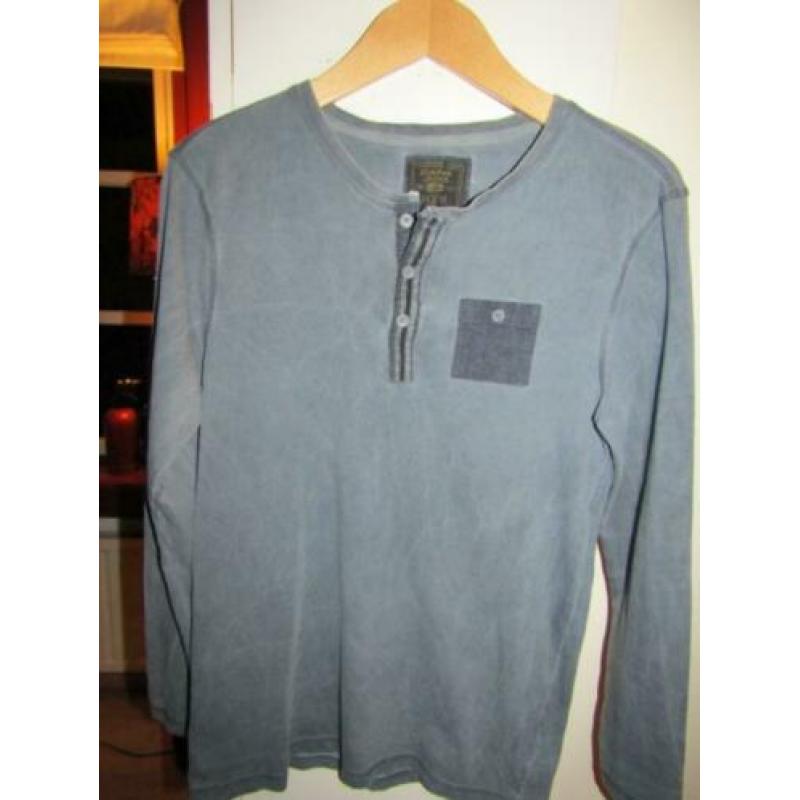 F255 CARS JEANS mt 16 (S) longsleeve denimblauw model Sarno