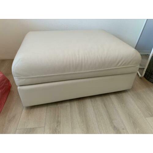 Vallentuna zitmodule, beige leer, 100x80cm. Nieuw