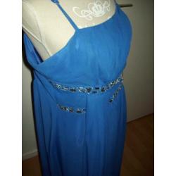 Kobalt blauwe gala maxi jurk van Bodyflirt Bonprix mt 46/48