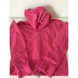 Abercrombie & Fitch roze vest met kap