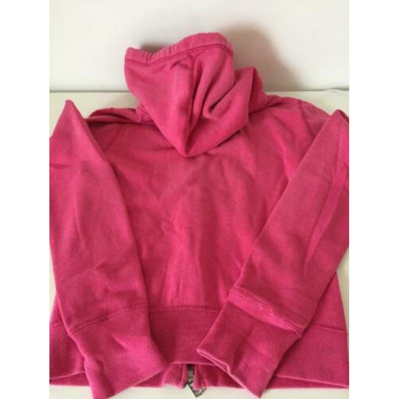 Abercrombie & Fitch roze vest met kap