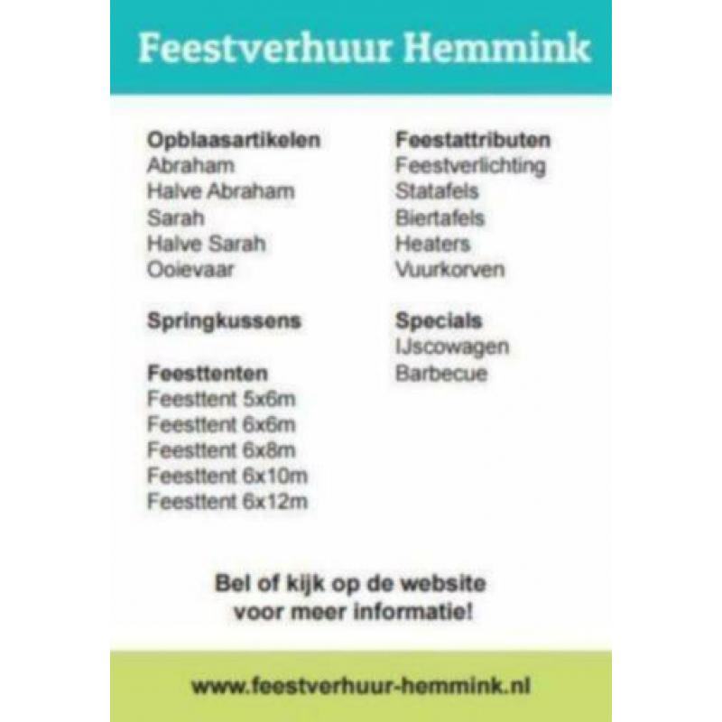 Ooievaar te huur in Vroomshoop/Wierden