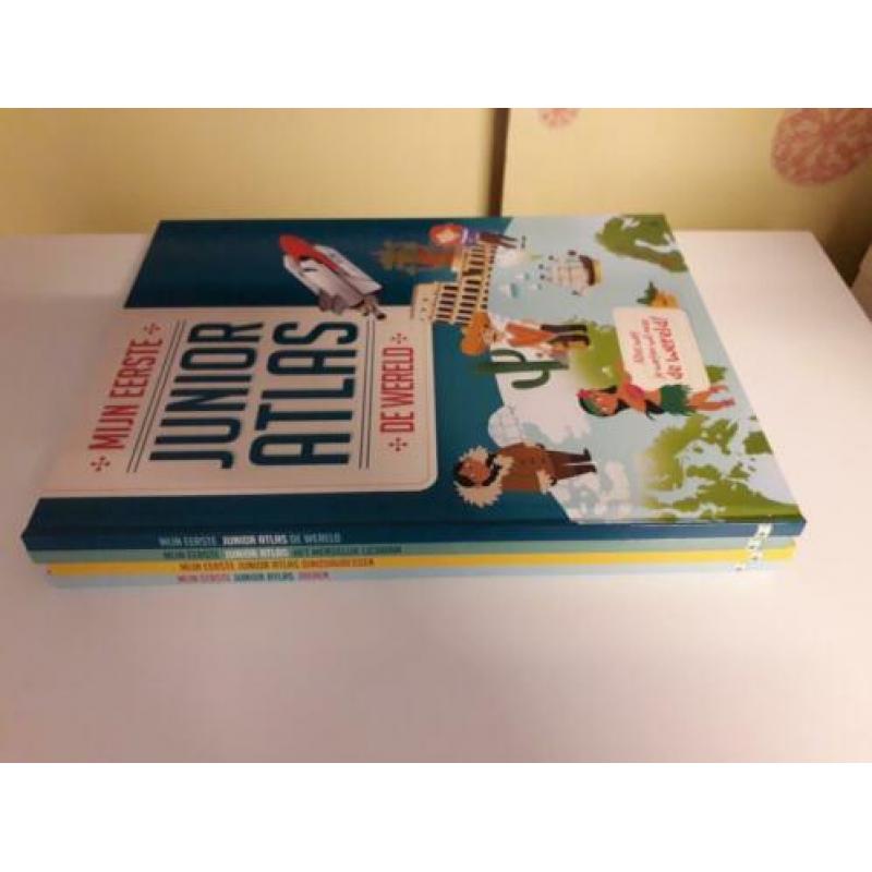 4 x junior atlas. Allemaal nieuw