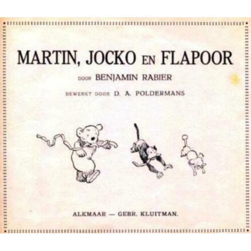 Martin Jocko en Flapoor uitg Kluitman Alkmaar
