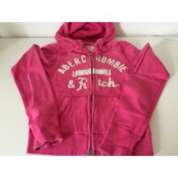 Abercrombie & Fitch roze vest met kap