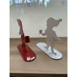 Tomte kandelaars (metaal) van Anna och Anders Design