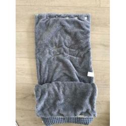 Koeka voetenzak Oslo teddy stormy blue/ steel grey