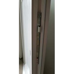 Kunststof deur 1/3 glas b98 x h200 cm