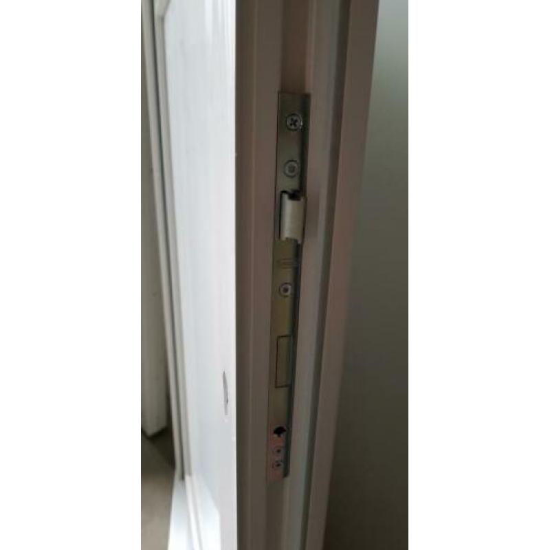 Kunststof deur 1/3 glas b98 x h200 cm