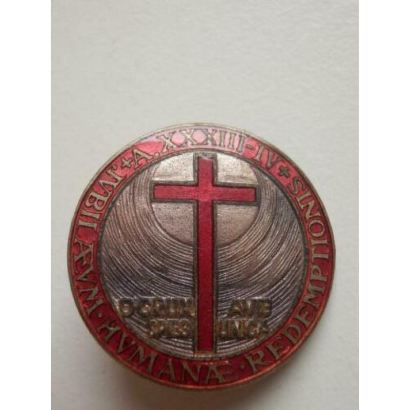 religieuze broche / Italië / emaillen