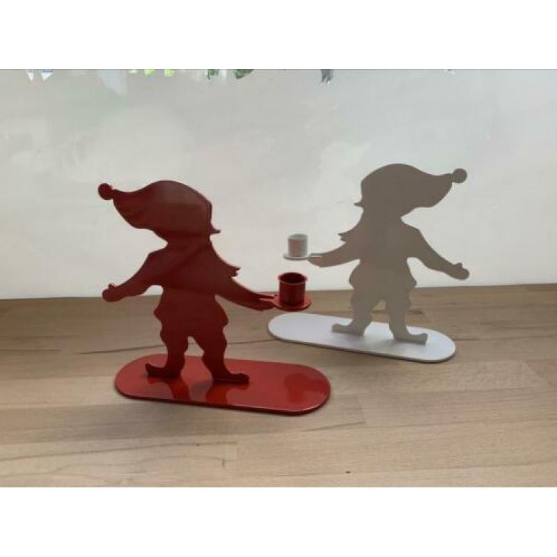 Tomte kandelaars (metaal) van Anna och Anders Design