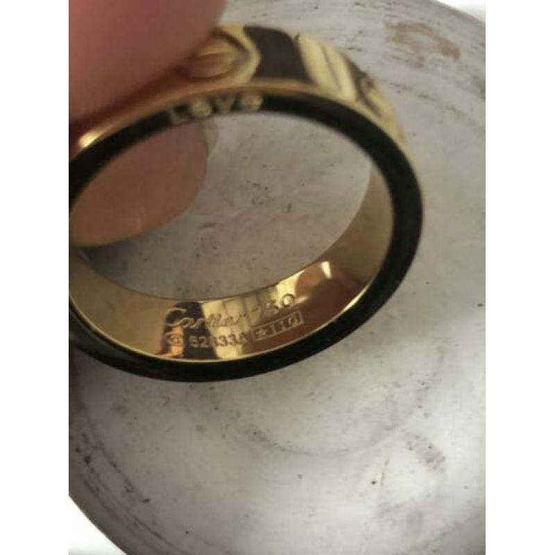 Cartier ring love goud ringmaat 16 / 6